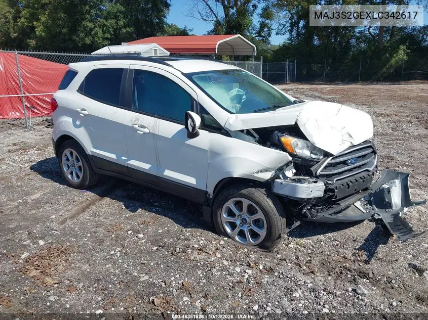 FORD ECOSPORT 2020, VIN MAJ3S2GEXLC342617