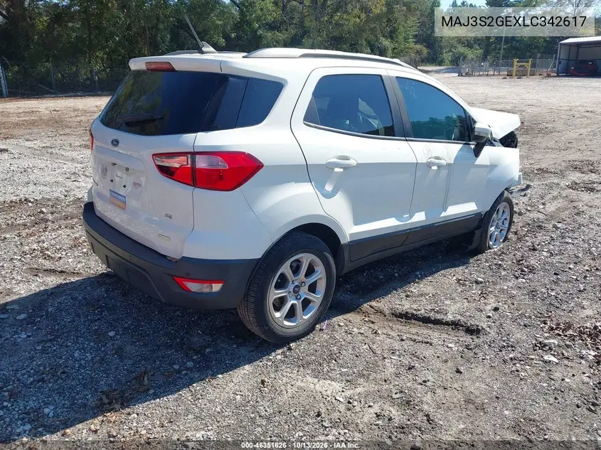 2020 FORD ECOSPORT VIN MAJ3S2GEXLC342617 — фото 4