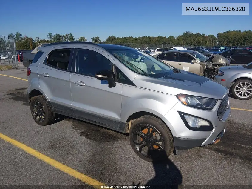 FORD ECOSPORT 2020, VIN MAJ6S3JL9LC336320