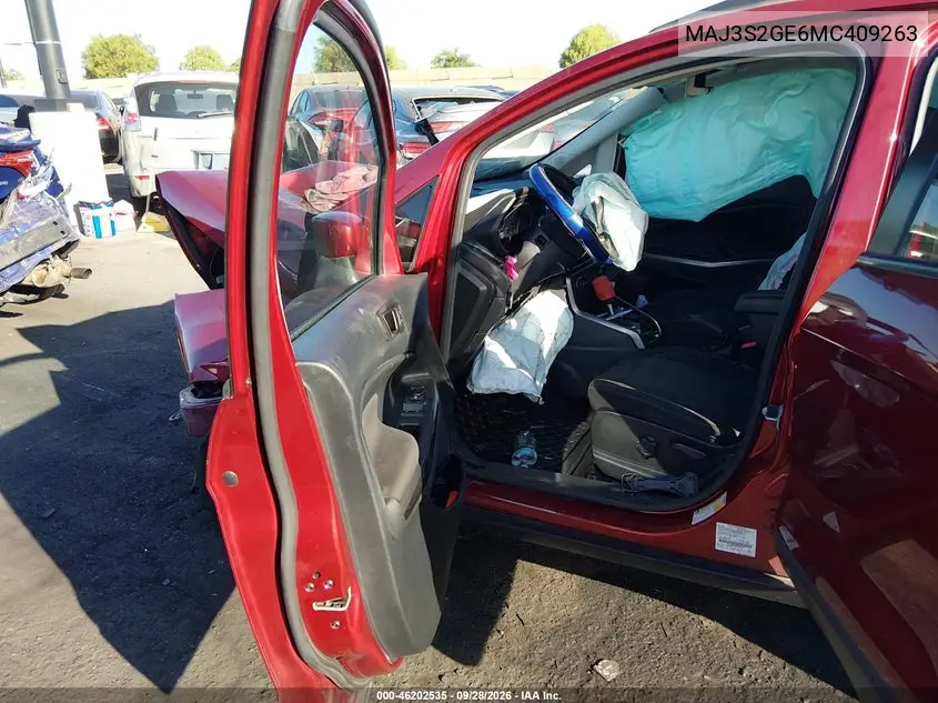 2021 FORD ECOSPORT VIN MAJ3S2GE6MC409263 — фото 5