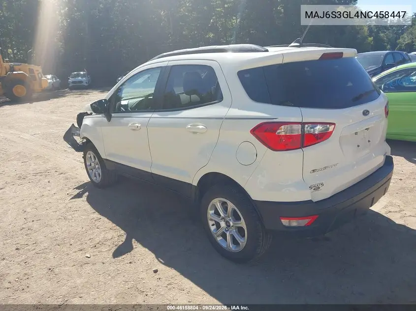 2022 FORD ECOSPORT VIN MAJ6S3GL4NC458447 — фото 3