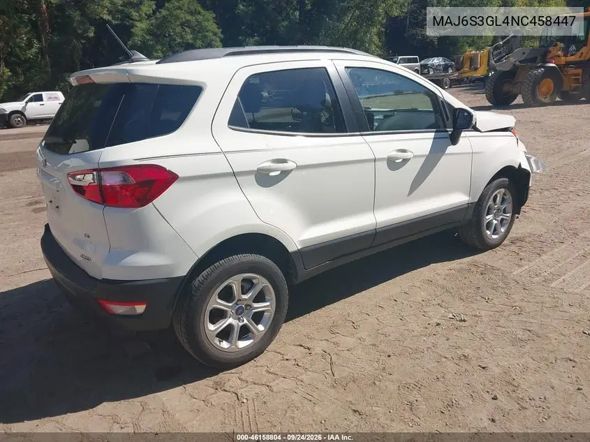 2022 FORD ECOSPORT VIN MAJ6S3GL4NC458447 — фото 4
