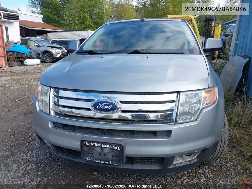 2007 FORD EDGE VIN 2FMDK49C67BA84846 — фото 12