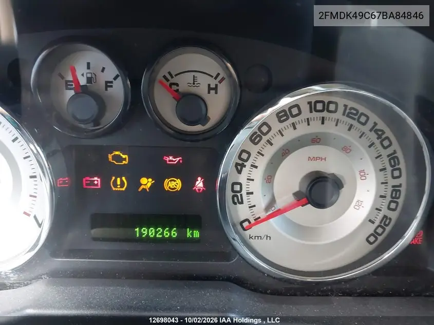 2007 FORD EDGE VIN 2FMDK49C67BA84846 — фото 15