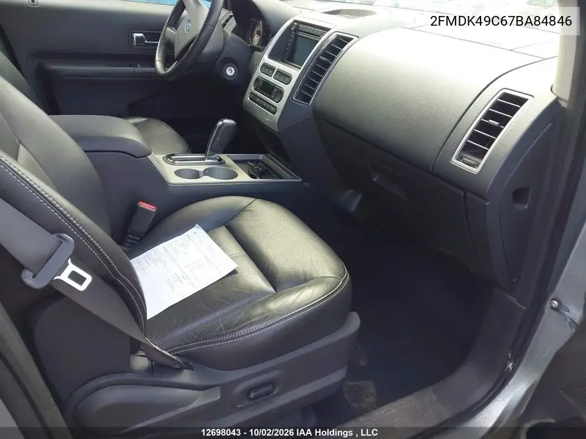 2007 FORD EDGE VIN 2FMDK49C67BA84846 — фото 5