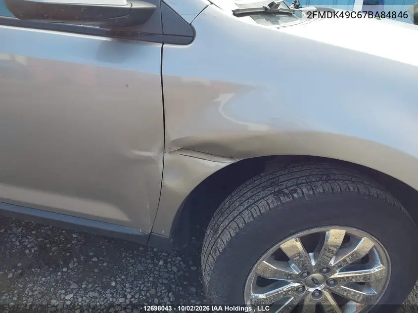 2007 FORD EDGE VIN 2FMDK49C67BA84846 — фото 6