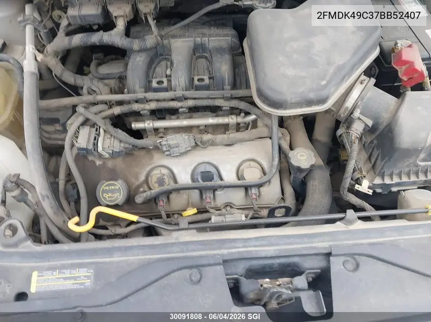 2007 FORD EDGE VIN 2FMDK49C37BB52407 — фото 10