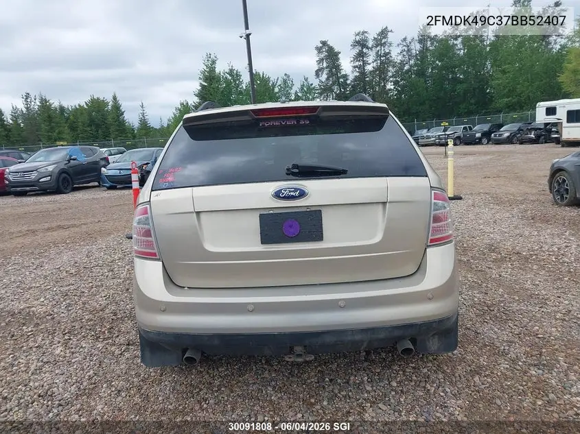 2007 FORD EDGE VIN 2FMDK49C37BB52407 — фото 16