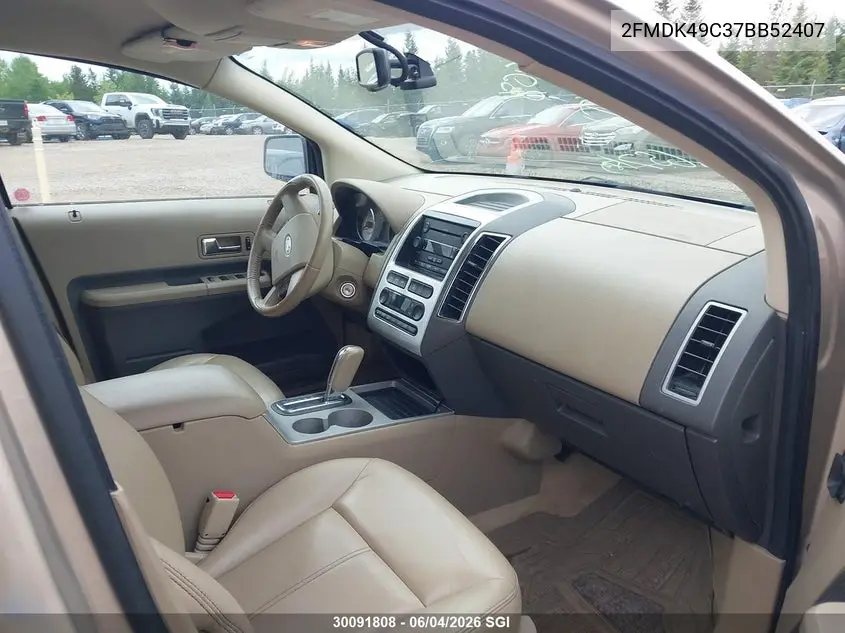 2007 FORD EDGE VIN 2FMDK49C37BB52407 — фото 5