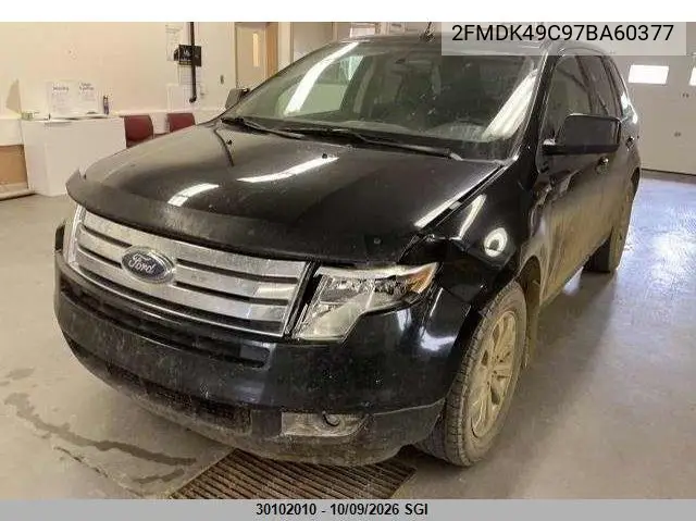 2007 FORD EDGE VIN 2FMDK49C97BA60377 — фото 2