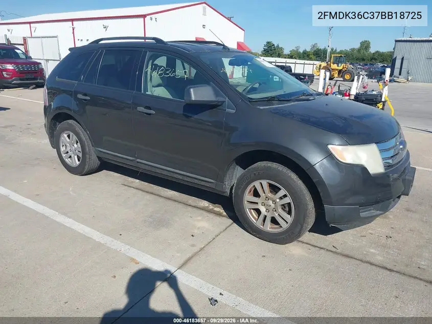 FORD EDGE 2007, VIN 2FMDK36C37BB18725