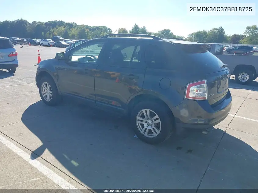 2007 FORD EDGE VIN 2FMDK36C37BB18725 — фото 3