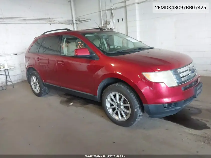 FORD EDGE 2007, VIN 2FMDK48C97BB07425