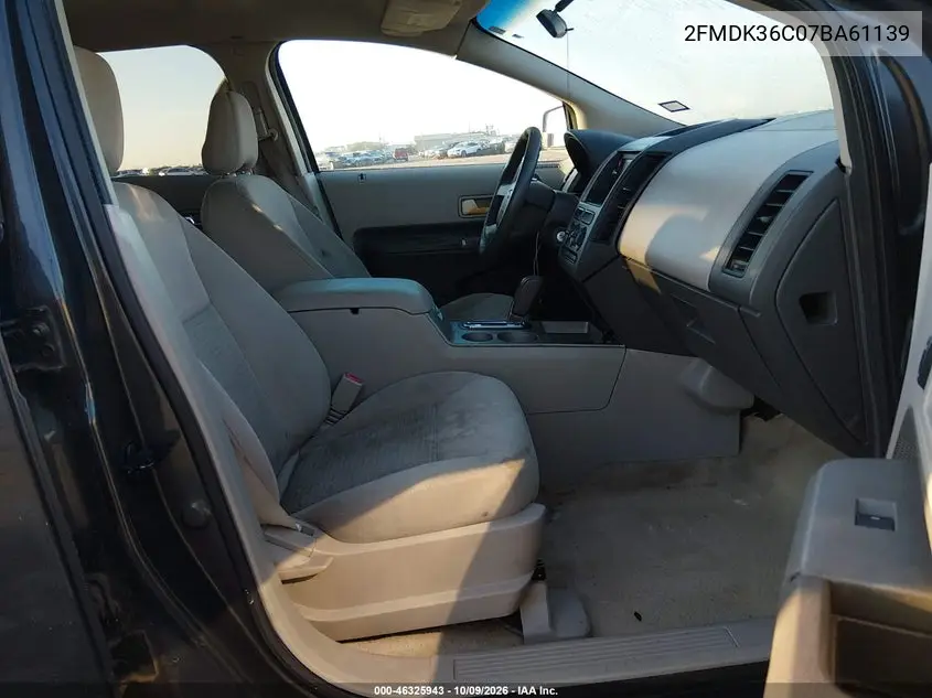 2007 FORD EDGE VIN 2FMDK36C07BA61139 — фото 5