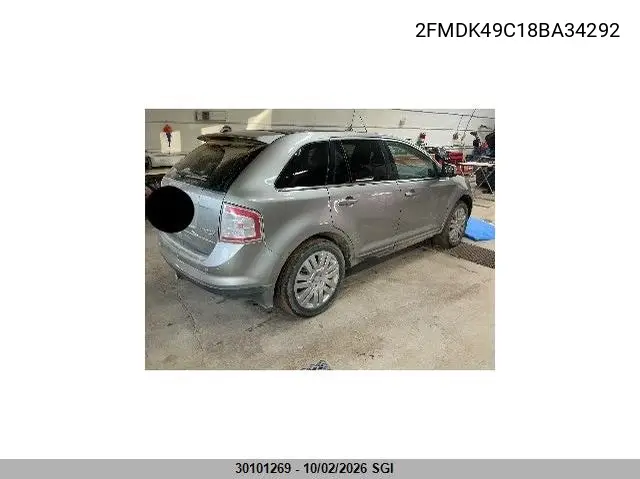 2008 FORD EDGE VIN 2FMDK49C18BA34292 — фото 3