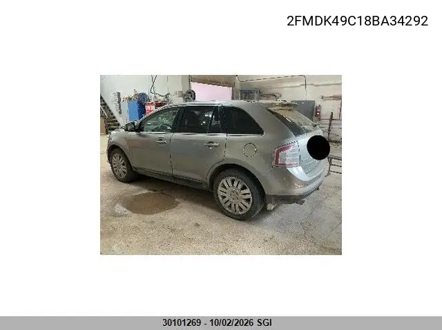 2008 FORD EDGE VIN 2FMDK49C18BA34292 — фото 4