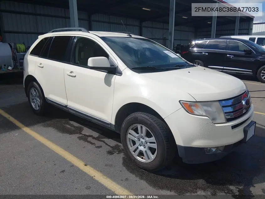 FORD EDGE 2008, VIN 2FMDK48C38BA77033