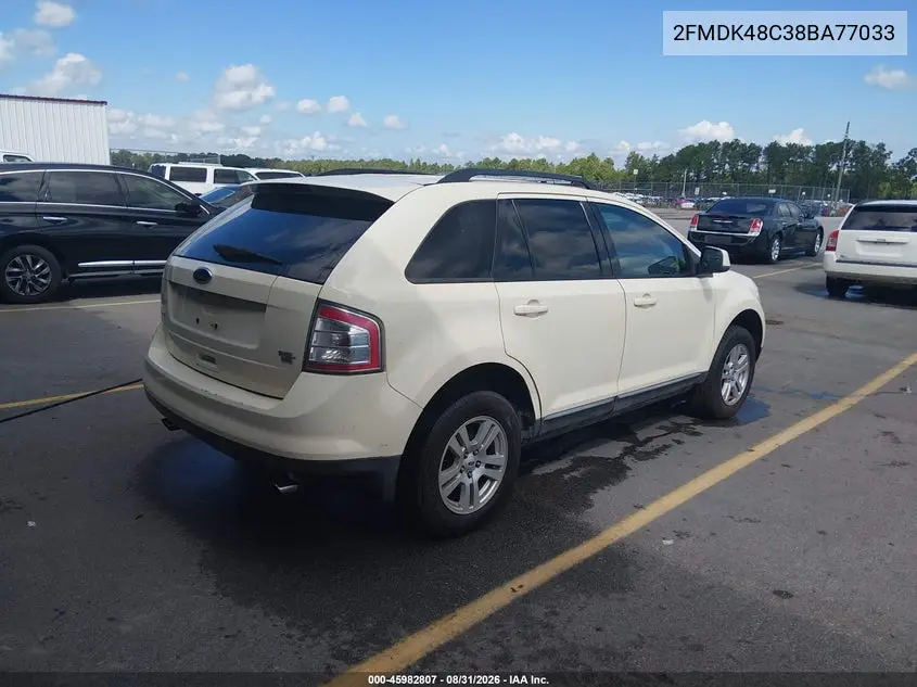 2008 FORD EDGE VIN 2FMDK48C38BA77033 — фото 4