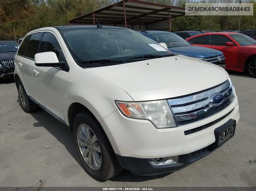 FORD EDGE 2008, VIN 2FMDK49C98BA08443