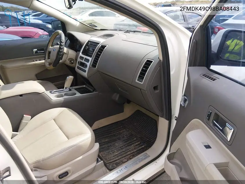 2008 FORD EDGE VIN 2FMDK49C98BA08443 — фото 5