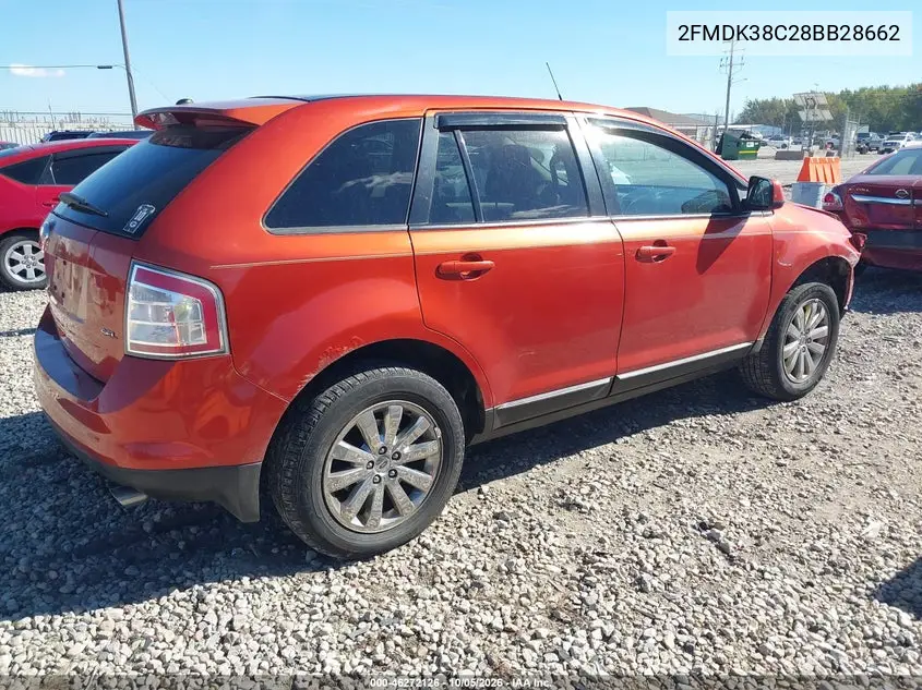 2008 FORD EDGE VIN 2FMDK38C28BB28662 — фото 4