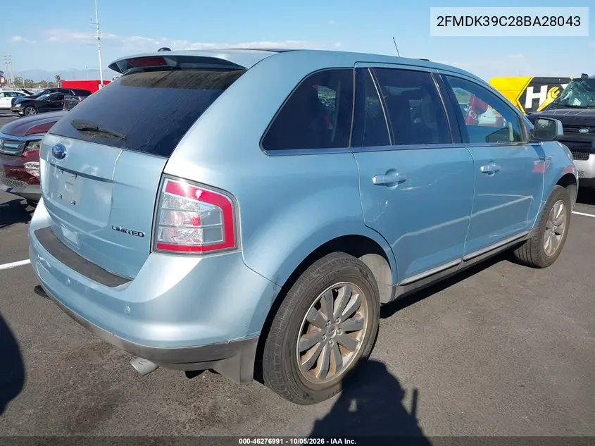 2008 FORD EDGE VIN 2FMDK39C28BA28043 — фото 4