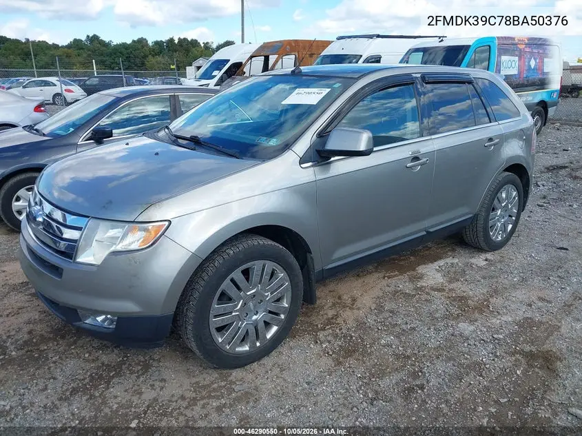 2008 FORD EDGE VIN 2FMDK39C78BA50376 — фото 2