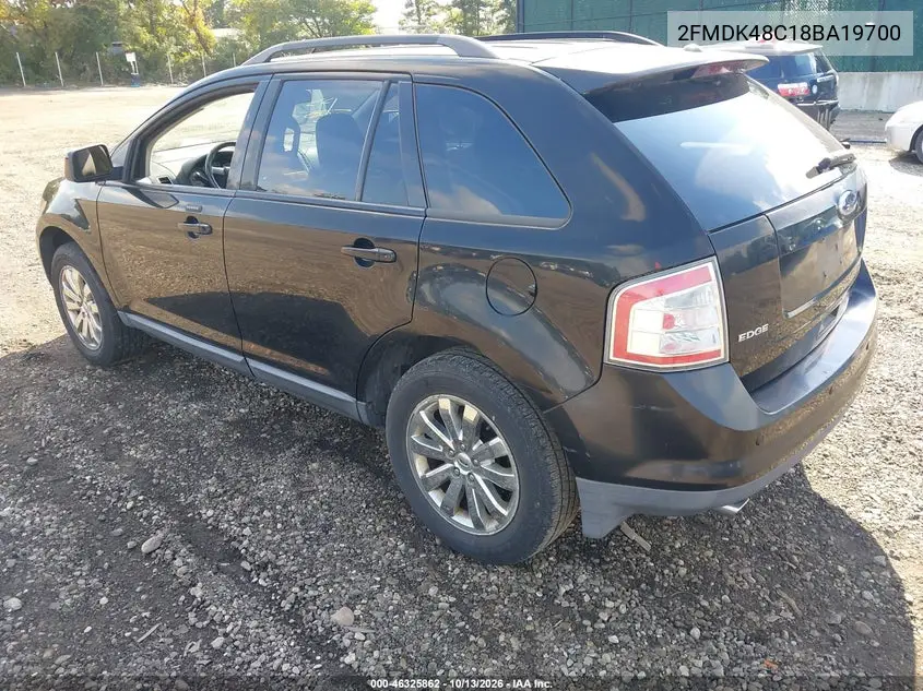 2008 FORD EDGE VIN 2FMDK48C18BA19700 — фото 3