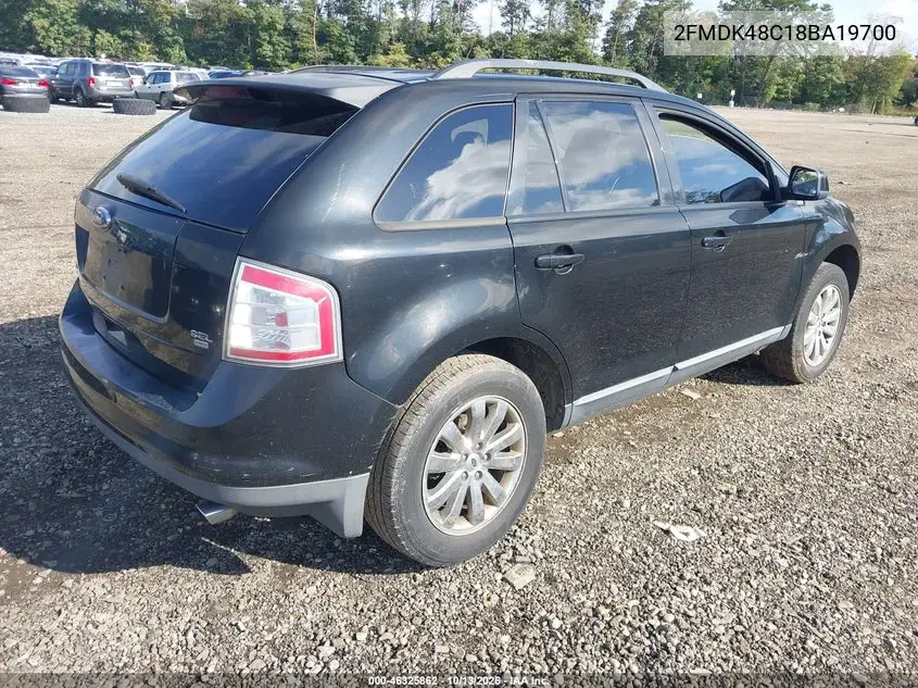 2008 FORD EDGE VIN 2FMDK48C18BA19700 — фото 4