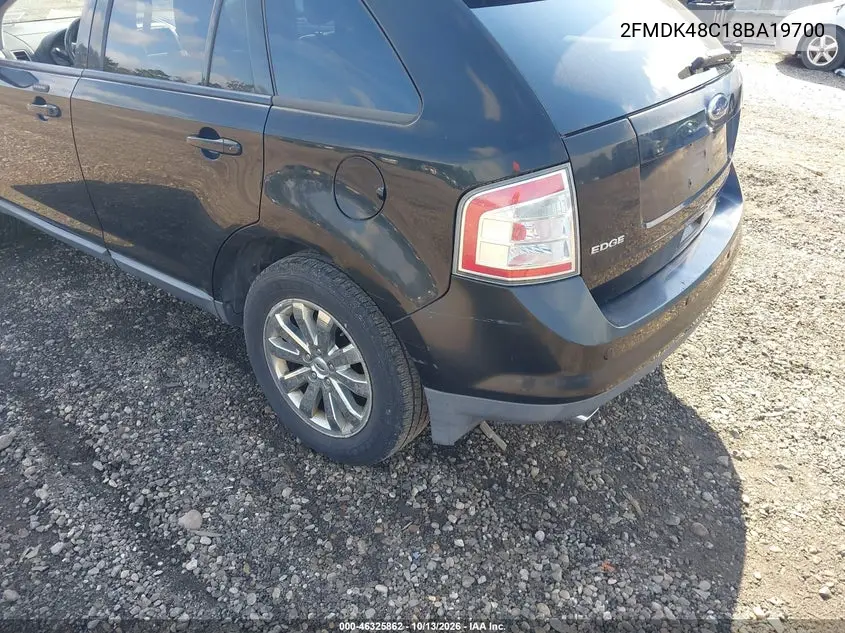 2008 FORD EDGE VIN 2FMDK48C18BA19700 — фото 6