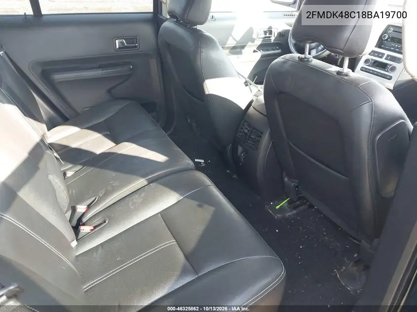 2008 FORD EDGE VIN 2FMDK48C18BA19700 — фото 8