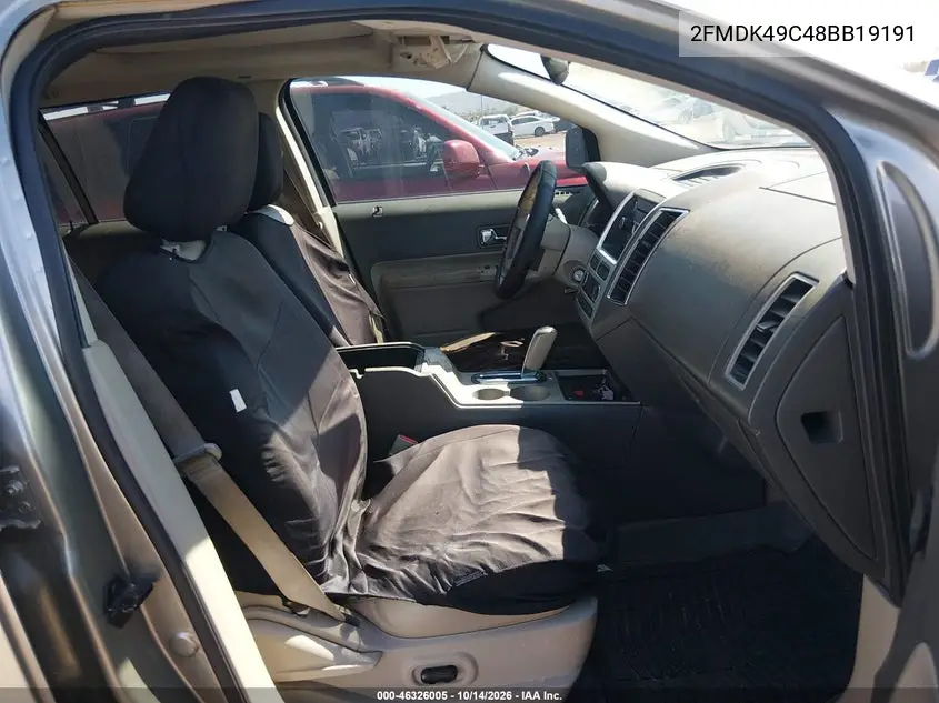 2008 FORD EDGE VIN 2FMDK49C48BB19191 — фото 5