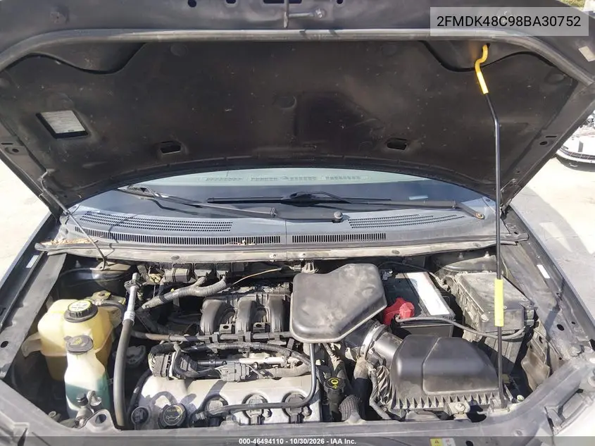 2008 FORD EDGE VIN 2FMDK48C98BA30752 — фото 10