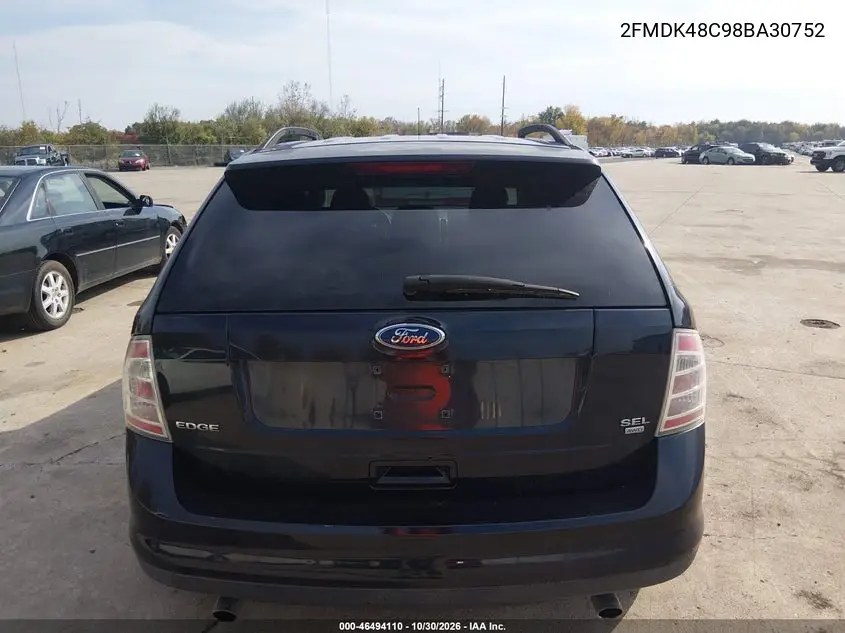 2008 FORD EDGE VIN 2FMDK48C98BA30752 — фото 12