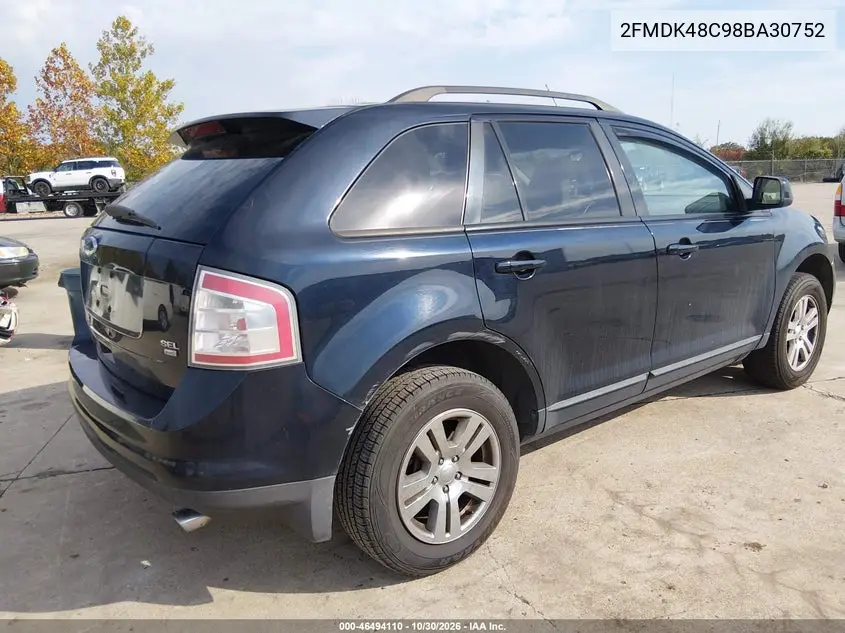 2008 FORD EDGE VIN 2FMDK48C98BA30752 — фото 4