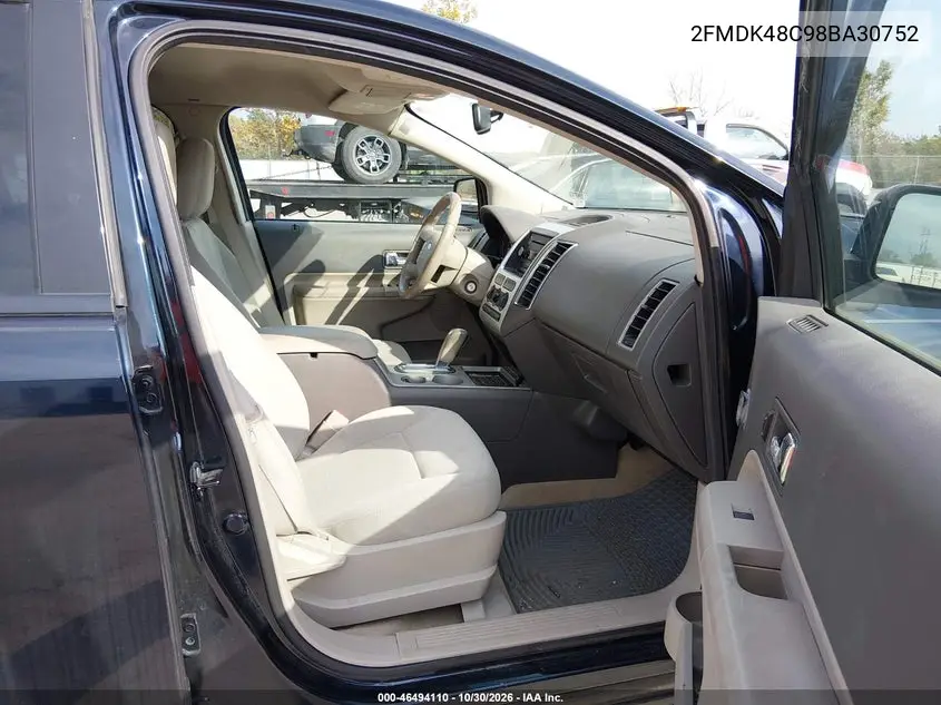 2008 FORD EDGE VIN 2FMDK48C98BA30752 — фото 5