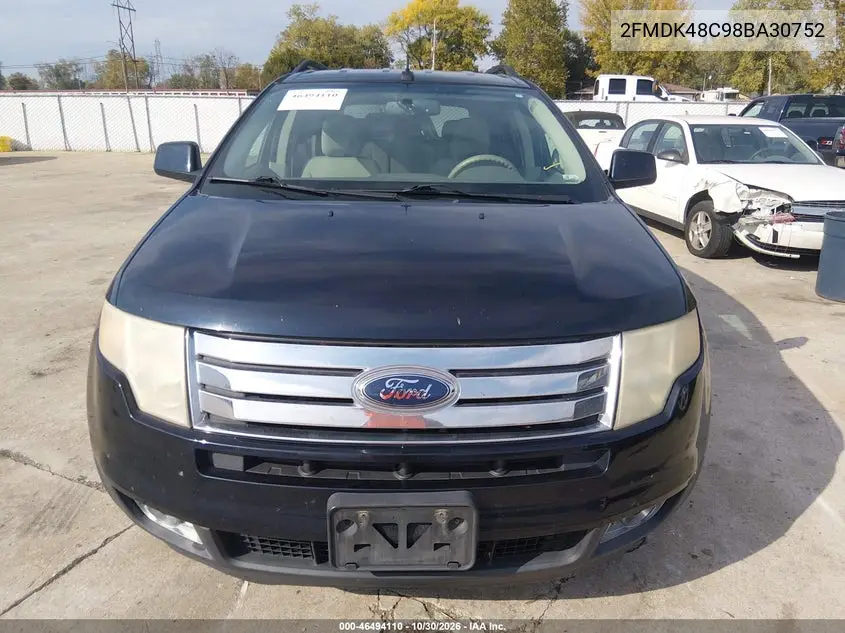 2008 FORD EDGE VIN 2FMDK48C98BA30752 — фото 6