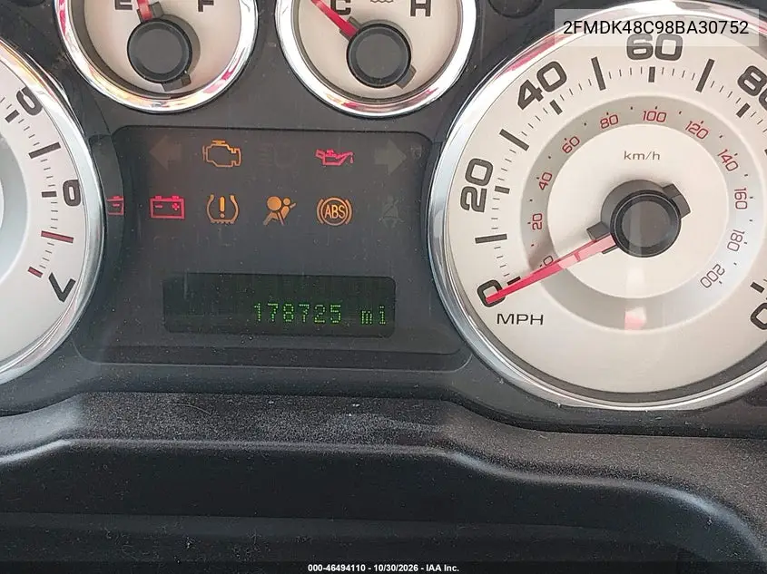 2008 FORD EDGE VIN 2FMDK48C98BA30752 — фото 7