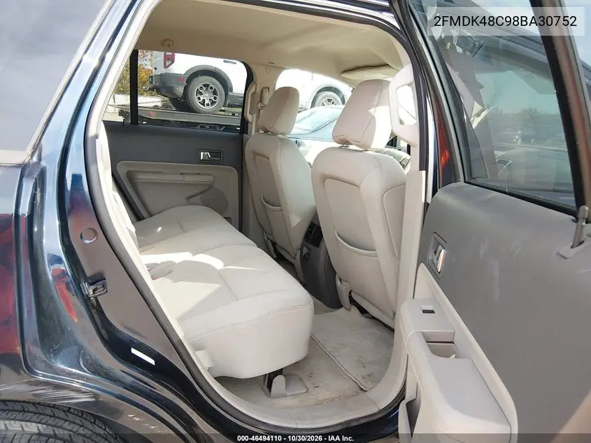 2008 FORD EDGE VIN 2FMDK48C98BA30752 — фото 8