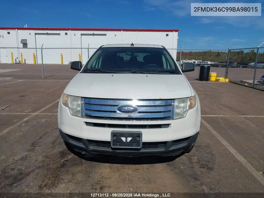 2009 FORD EDGE VIN 2FMDK36C99BA98015 — фото 10