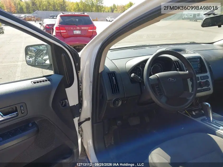2009 FORD EDGE VIN 2FMDK36C99BA98015 — фото 17