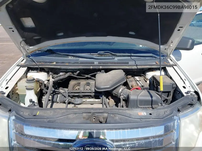 2009 FORD EDGE VIN 2FMDK36C99BA98015 — фото 9