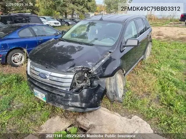 FORD EDGE 2009, VIN 2FMDK49C79BB03312