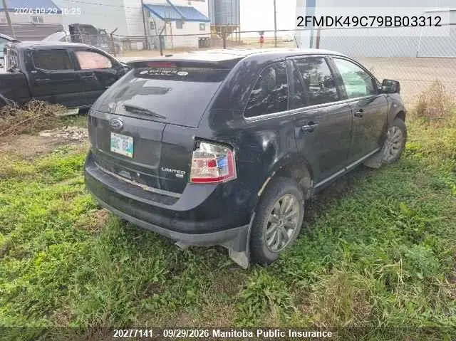 2009 FORD EDGE VIN 2FMDK49C79BB03312 — фото 4
