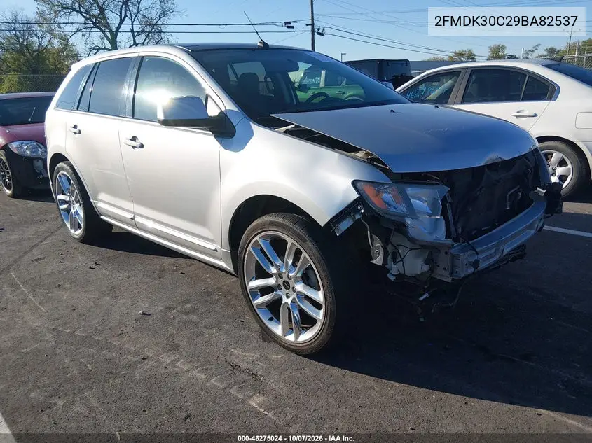 FORD EDGE 2009, VIN 2FMDK30C29BA82537