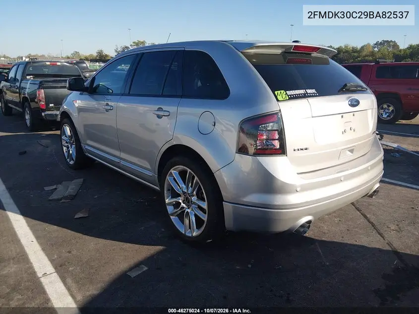 2009 FORD EDGE VIN 2FMDK30C29BA82537 — фото 3