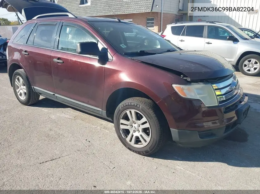FORD EDGE 2009, VIN 2FMDK36C99BA82204