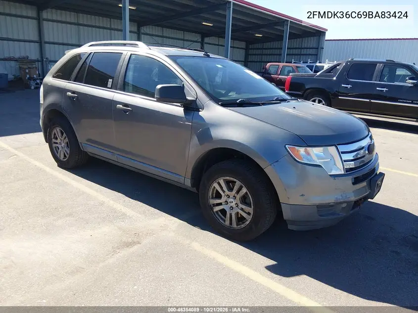 FORD EDGE 2009, VIN 2FMDK36C69BA83424