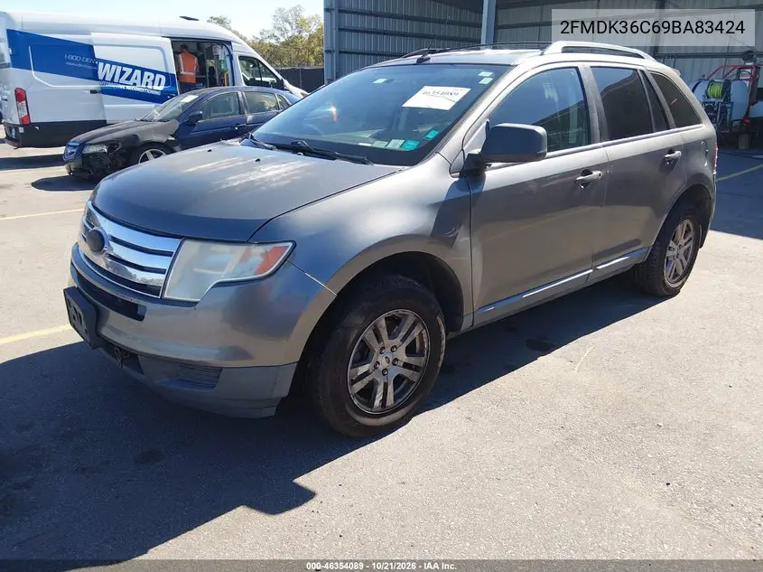 2009 FORD EDGE VIN 2FMDK36C69BA83424 — фото 2