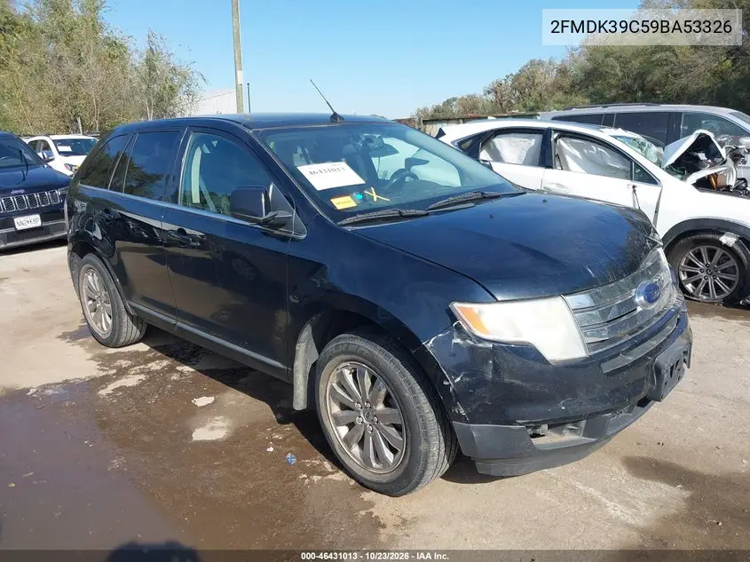 FORD EDGE 2009, VIN 2FMDK39C59BA53326